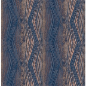 Boutique Vermeil Stripe Blue Decorative Wallpaper - 10m £23.00