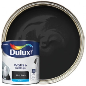 Dulux - Rich Black - Matt Emulsion Paint 2.5L £16.00