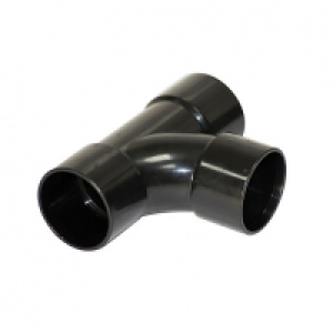 Wickes  FloPlast WS23B Solvent Weld Waste 92.5 Deg Tee - Black 40mm