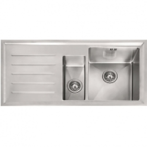 Franke Winsford 1.5 Bowl Left Hand Drainer Stainless Steel K