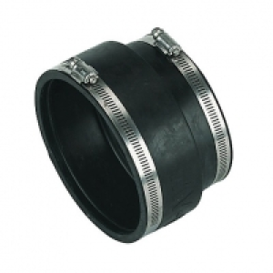 FloPlast 136mm PVCu Underground Flexible Adaptor - Black £15.00