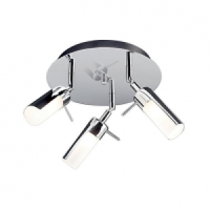 Wickes  Iona 3 Light Round Bathroom Spot