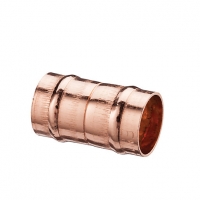Wickes  Wickes Solder Ring Straight Coupling - 22mm Pack of 2