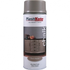 Plastikote Chalk Finish Spray Paint - Dark Hessian 400ml £7.50
