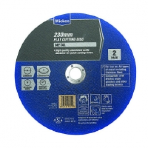 Wickes Metal Flat Cutting Disc 230mm - Pack of 2 £8.00