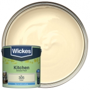Wickes Cream - No. 305 Kitchen Matt Emulsion Paint - 2.5L £16.00