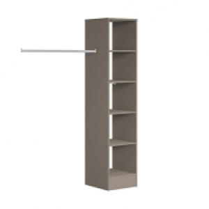 Spacepro Wardrobe Storage Kit Tower Unit Stone Grey - 450mm £210.00