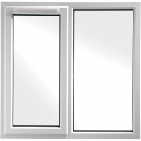 Wickes  Euramax Bespoke uPVC A Rated SF Casement Window - White 1251