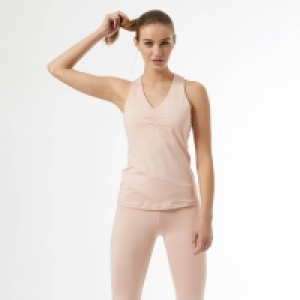 Dorothy Perkins Pink Ruched Side Yoga Vest