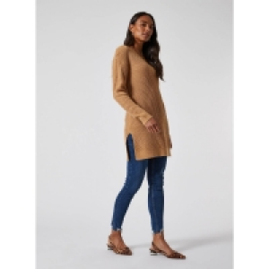 Brown V Neck Tunic Jumper £6.30