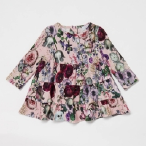 Baby Girls Light Pink Floral Print Dress £11.00