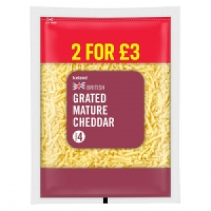 Iceland Grated Mature Cheddar 250g £2.00