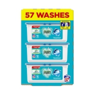 Fairy Washing Capsules Non Bio 57 Washes £9.49