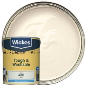 Wickes Ivory - No. 400 Tough & Washable Matt Emulsion Paint
