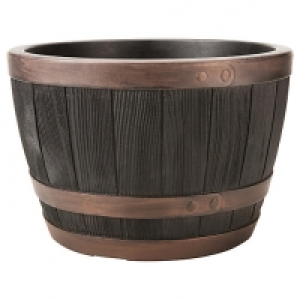 Wickes  Stewart Blenheim Half Barrel Planter 40cm