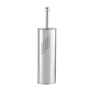 Croydex Toilet Brush & Holder - Brushed Steel &pound;5.00