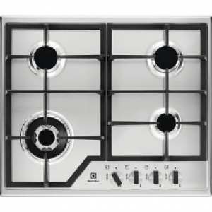 Electrolux 60cm 4 Burner Gas Stainless Steel Hob KGS6436X £255.00