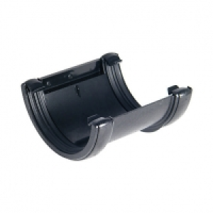 FloPlast 112mm Cast Iron Style Round Line Gutter Union Brack £7.50