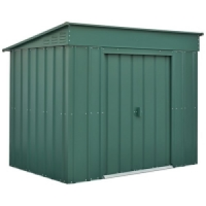 HomeBargains  Store More Lotus Metal Low Pent Roof Shed 6 x 4