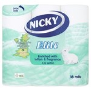 Ocado  Nicky Elite 3 Ply Quilted Toilet Tissue