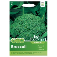 QDStores  Country Value Broccoli Autumn Green Calabrese Seeds