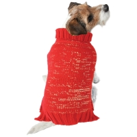 BMStores  Reflective Dog Jumper - Small-Large - Red