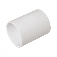 Wickes  FloPlast WS08W Solvent Weld Waste Straight Coupler - White 4