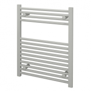 Wickes  Kudox Straight Towel Radiator - White 600 x 750 mm