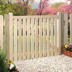 Wickes Timber Slatted Timber Gate Kit - 1206 x 914 mm £46.00