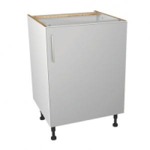Wickes Orlando Grey Gloss Slab Base Unit - 600mm £87.00