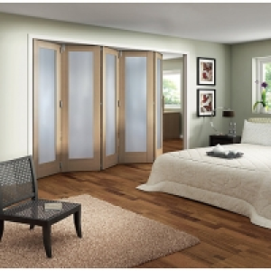 Jeld-Wen Oxford Fully Glazed Oak 1 Lite Internal Bi-Fold 5 D £1,300.00