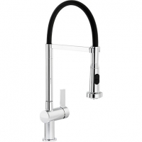 Wickes  Abode Ophelia Single Lever Pull Out Spray Sink Tap - Chrome 
