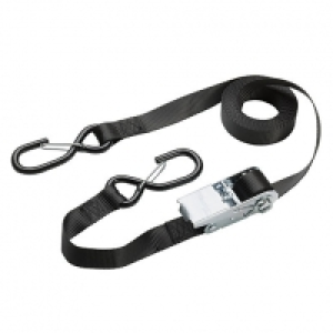 Master Lock Single Pack Ratchet Tie Down with S Hooks 5m - C £7.99