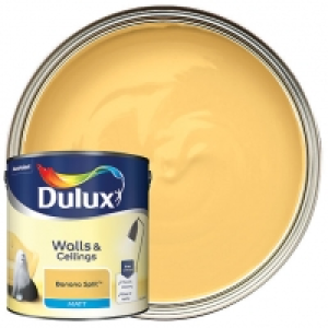 Dulux - Banana Split - Matt Emulsion Paint 2.5L £13.00
