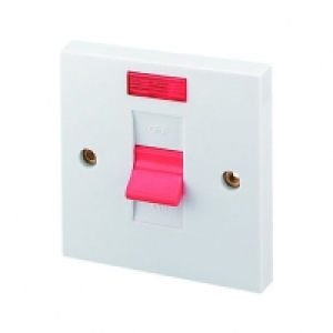 Wickes 45A Double Pole Switch with Neon £6.00