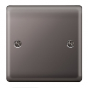 Wickes 1 Gang Blanking Plate Black Nickel Raised Plate £3.50