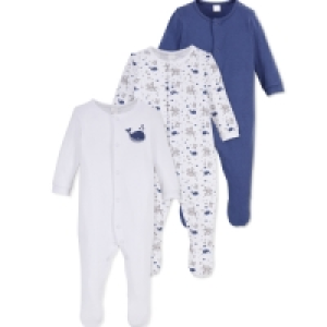 Sealife Baby Sleepsuit 3 Pack