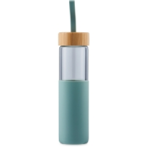 Green Glass Bottle & Silicone Handle