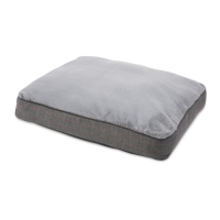 Aldi  Large Grey Check Dog Bed Mattress