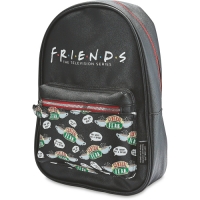 Aldi  Friends PU Leather Logo Backpack