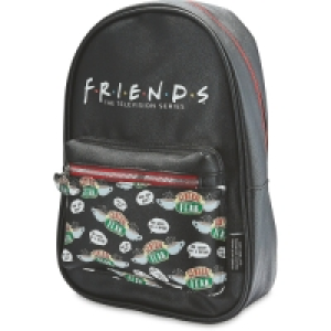 Friends PU Leather Logo Backpack