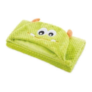 Lime Monster 3D Kids Waffle Blanket