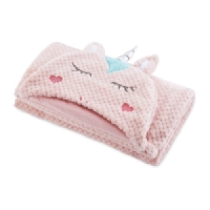 Unicorn 3D Kids Waffle Blanket