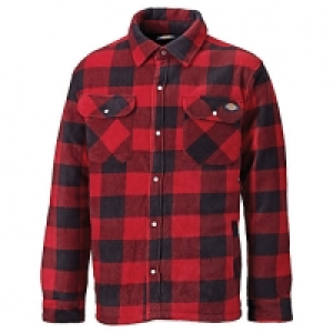 Dickies Red Portland Checked Padded Shirt XL £25.00