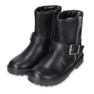 Aldi  Lily & Dan Kids Black Zip Up Boots