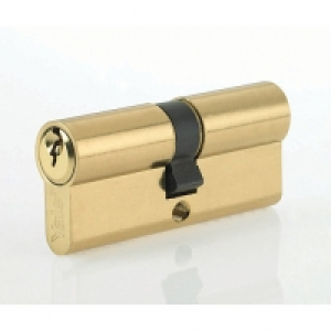 Yale P-ED3545-PB Euro Profile Cylinder Lock - Brass 35 x 10