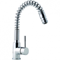 Wickes  Wickes Spiralle Pull Out Monobloc Kitchen Sink Mixer Tap - C