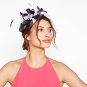 Debut Navy Loop Bow Sparkle Headband