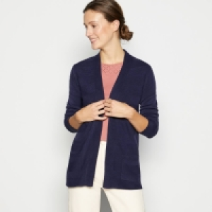 Maine New England Navy Stitch Stripe Cardigan