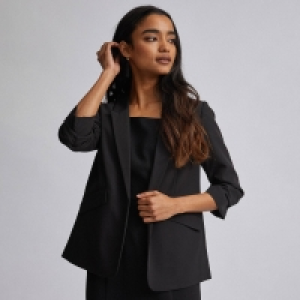 Dorothy Perkins Petite Black Edge to Edge Jacket